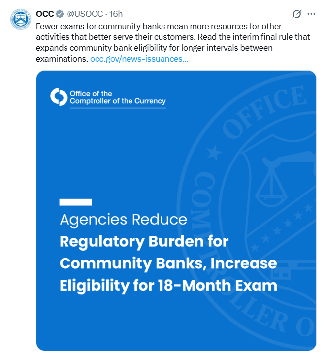 Comptroller Social Media Post