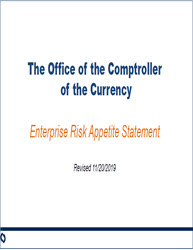 Enterprise Risk Appetite Statement Cover Image