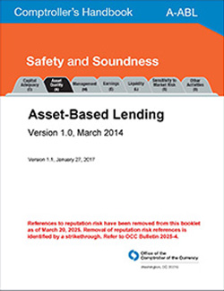 Comptroller's Handbook: Asset-Based Lending Cover Image