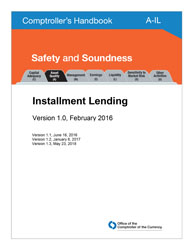 Comptroller's Handbook: Installment Lending Cover Image
