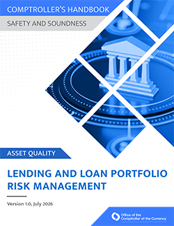 Comptroller's Handbook: Lending and Loan Portfolio Risk Management Cover Image