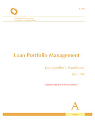 Comptroller's Handbook: Loan Portfolio Management Cover Image
