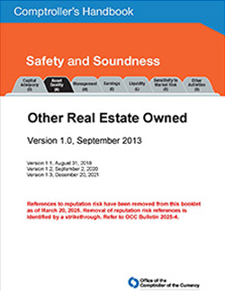Comptroller's Handbook: Other Real Estate Owned Cover Image
