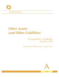 Comptroller's Handbook: Other Assets (and Other Liabilities) Cover Image