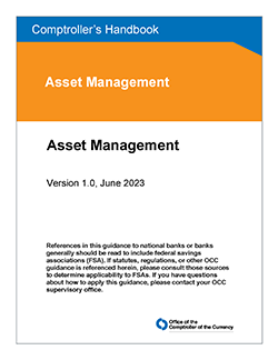 Comptroller's Handbook: Asset Management Cover Image