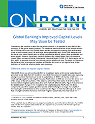 Global Banking's Improved Capital Levels May Soon be TestedGlobal Banking's Improved Capital Levels May Soon be Tested