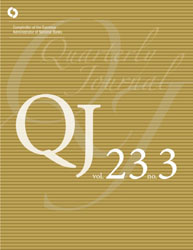 Quarterly Journal Volume 23 No. 3 Cover Image