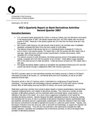 Quarterly Report on Bank Derivatives Activities: Q2 2007